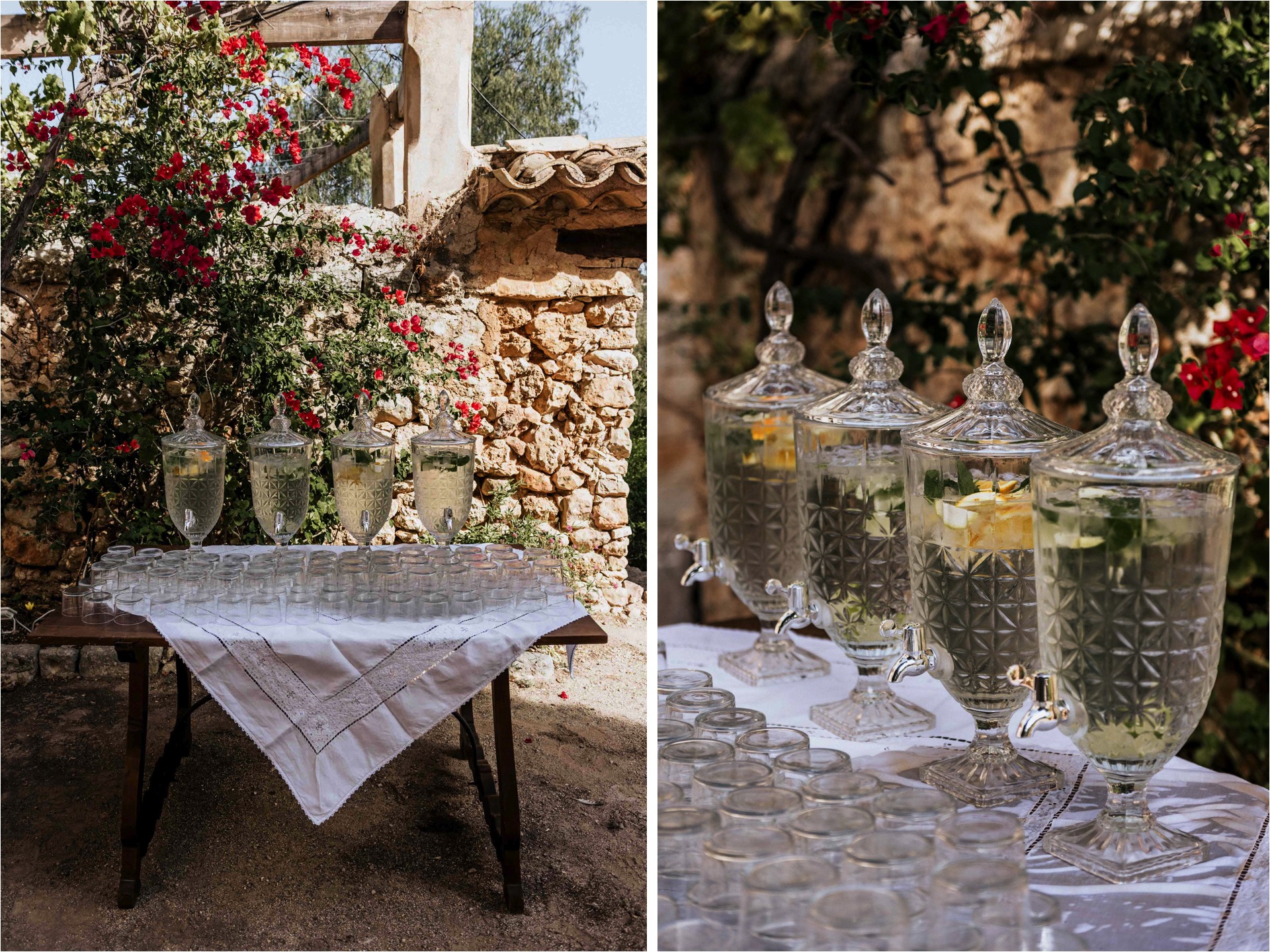 Glamorous vintage wedding Mallorca 