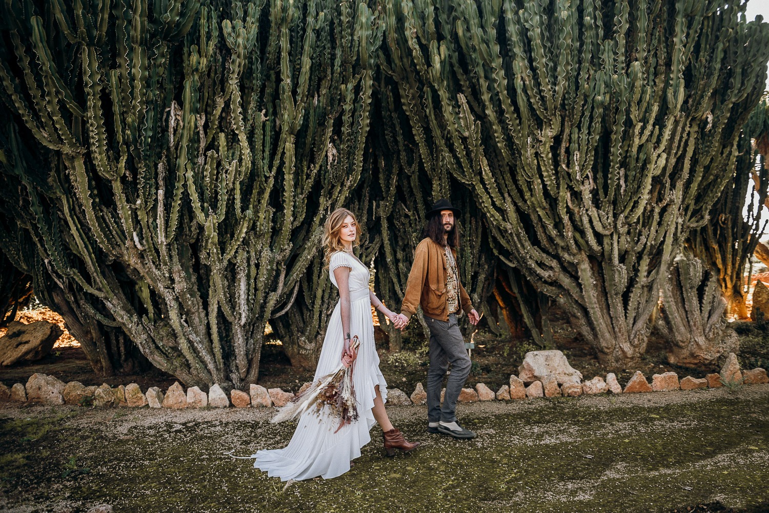 Elopement inspired shoot in Mallorca